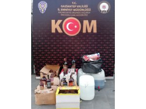 Gaziantep’te kaçak sigara ve sahte içki operasyonu