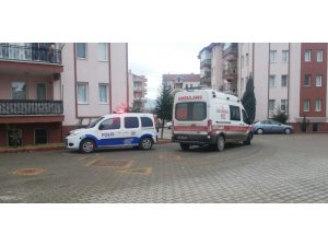 Tavşanlı’da site içerisinde yangın büyümeden söndürüldü