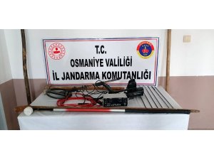 Osmaniye’de kaçak kazı yapan 4 kişi yakalandı