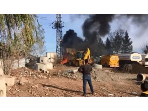 Siverek’te korkutan trafo yangını