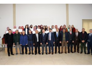 Ormanlı’da tekstilde çalışacak 21 kursiyere sertifikaları verildi