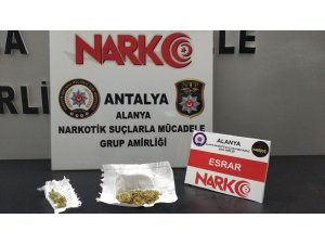 Alanya’da uyuşturucu operasyonu