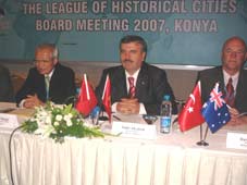 Tarihi kentlerin başkanları Konyada