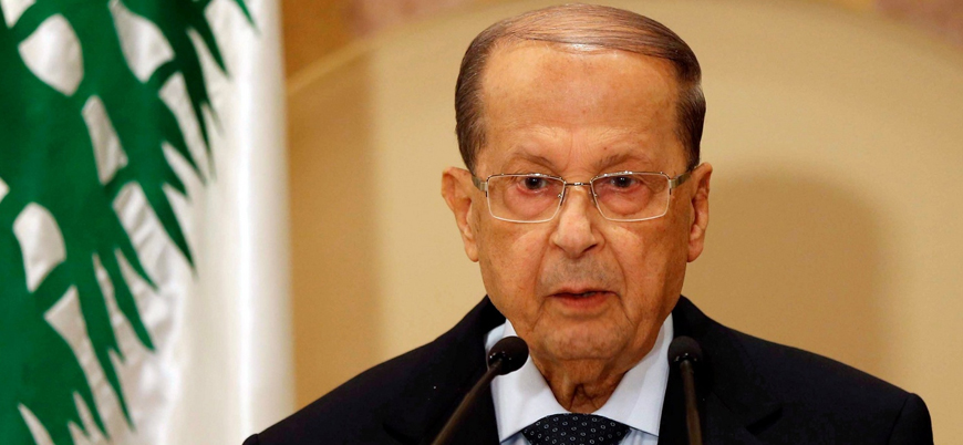 Lübnan Cumhurbaşkanı'ndan, sözde barış planına karşı Filistin Devlet Başkanı Abbas'a destek
