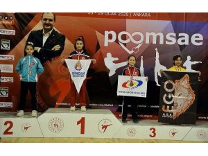 Ezel Toprakpınar altın madalyanın sahibi oldu