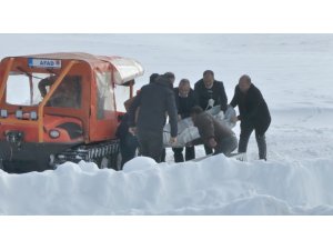 Karda kaybolan Ali Kaçar’ın cenazesi morga kaldırıldı
