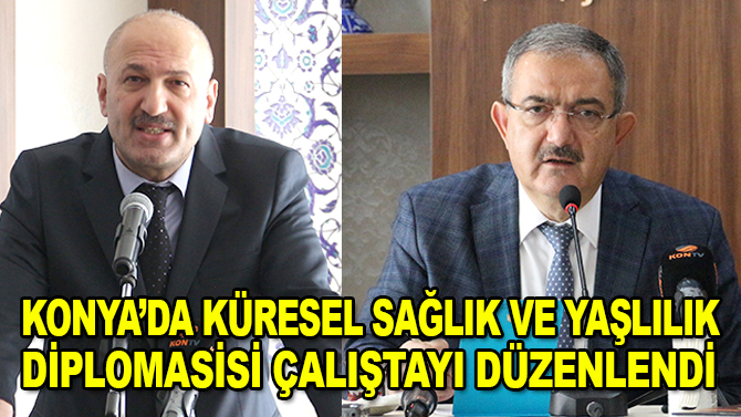Konya'da Küresel Sağlık ve Yaşlılık Diplomasisi Çalıştayı düzenlendi