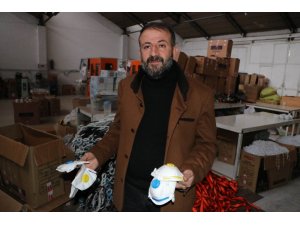 Kayserili firma Çin’e maske yetiştirmek için gece gündüz mesai yapıyor