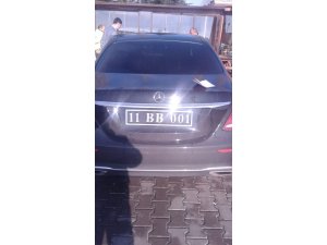 CHP’li Bilecik Belediye Başkanı, belediyeye ait sahte plakalı araçla yakalandı