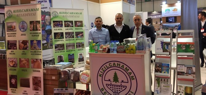 Kızılcahamam Belediyesi EMITT Fuarı'na katıldı