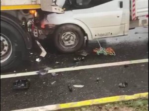 Mardin’de 15 araç birbirine girdi: 5 yaralı