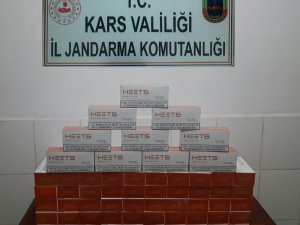 Kars’ta 30 bin lira değerinde kaçak sigara ele geçirildi