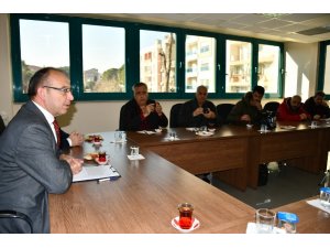 Başkan Akın gazetecilerle buluştu