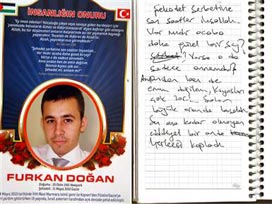 Furkan'ın şehit olmadan yazdığı satırlar