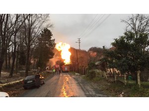 GÜNCELLEME - Ordu'da doğal gaz borusu patladı