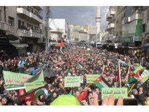 Ürdünlülerden Yüzyılın Anlaşması protestosu