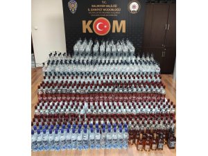 Balıkesir’de kaçak içki operasyonu