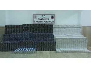 Çaldıran’da 28 bin 900 paket kaçak sigara ele geçirildi