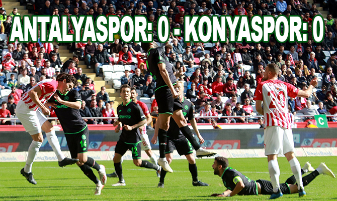 Antalyaspor: 0 - Konyaspor: 0