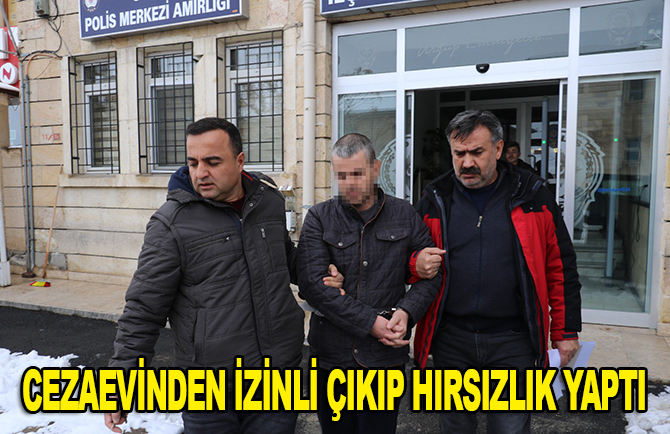 Cezaevinden izinli çıkıp hırsızlık yaptı, uyuşturucu kullandım deyip yırtmaya çalışıyor!