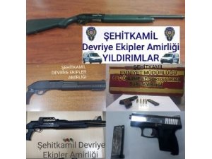 Gaziantep çok sayıda silah ele geçirildi