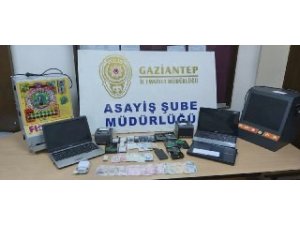 Gaziantep’te yasadışı bahis operasyonu