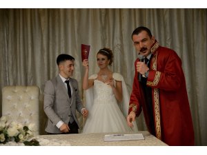 Eskişehir'de 15 çift, nikahlarını "02.02.2020"de kıydırdı