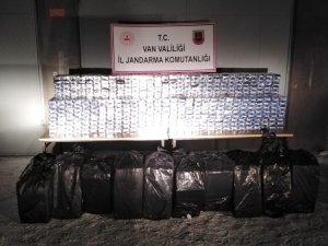 Çaldıran’da 13 bin paket kaçak sigara ele geçirildi