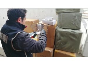 Aksaray’da 18 bin adet kaçak güneş gözlüğü ele geçirildi