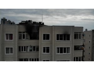 Ataşehir’de 14 katlı binada yangın paniği
