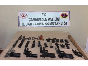 Çanakkale’de uyuşturucu ve silah ticareti operasyonu