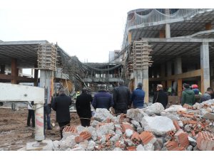 Diyarbakır’da inşaatta göçük: 2 işçi yaralandı