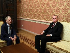 Cumhurbaşkanı Erdoğan, Kırım Tatarlarının lideri Kırımoğlu’nu kabul etti