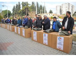 Amatör spor kulüplerine malzeme yardımı
