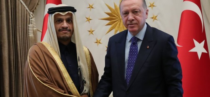 Cumhurbaşkanı Erdoğan, Katar Başbakan Yardımcısını kabul etti