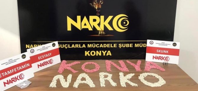 Konya’da 1 kilo eroin ele geçirildi