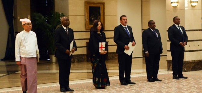 Cumhurbaşkanı Erdoğan büyükelçileri kabul etti