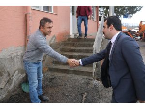 Ulaş Kaymakamı Akköz'den karayolları personeline ziyaret