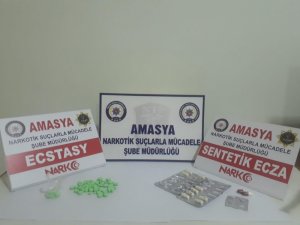 Amasya’da uyuşturucu operasyonu: 2 gözaltı
