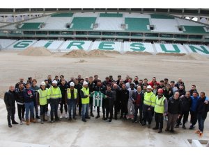 Giresunspor yeni stadında