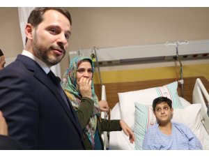Depremden yaralı kurtulan Kerim, Cumhurbaşkanı Erdoğan’la görüştü