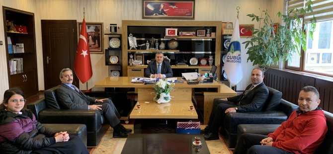 Başarılı judocudan Çubuk Belediye Başkanı Demirbaş'a ziyaret