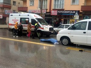 Vicdansız sürücü çarpıp kaçtı