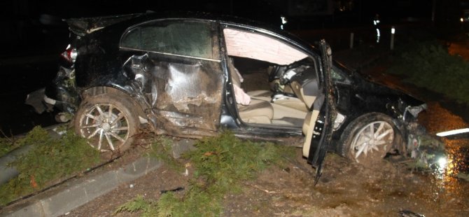 Konya’da iki otomobil çarpıştı: 4 yaralı