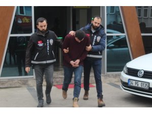 Akü hırsızı yakayı ele verdi
