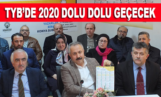 TYB Konya'da 2020, 42 etkinlikle dolu dolu geçecek!