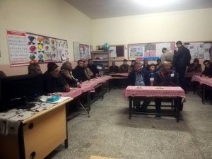 Çiftçiler ile kış toplantısı