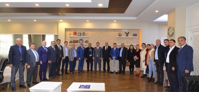 Başkan Acar, kardeş şehir heyetini ağırladı