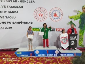Şuhut’lu sporcuların Wushu Kung Fu Türkiye Şampiyonası başarısı