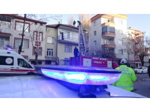 Aksaray’da baca yangını paniğe neden oldu